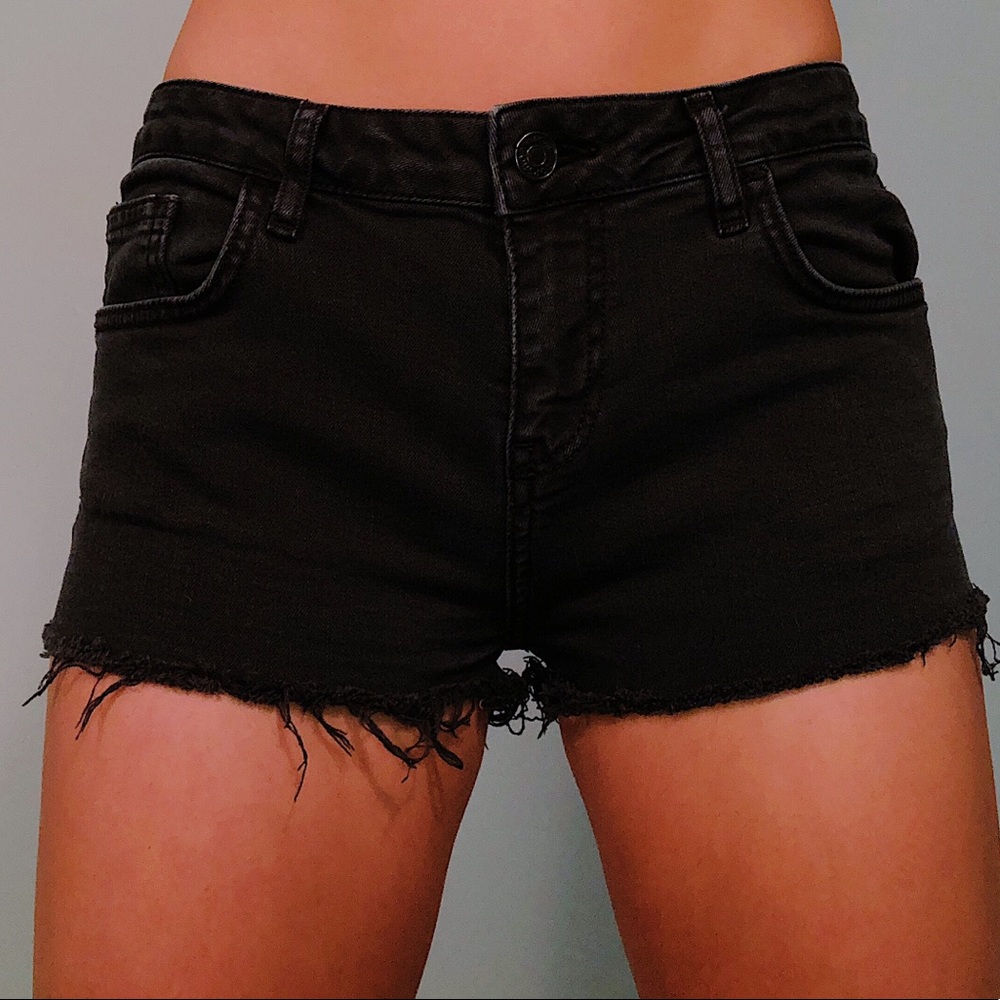TOPSHOP Moto DAISY Cut-off jean shorts